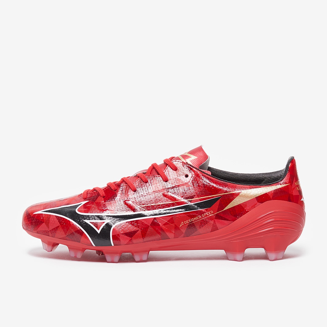 使い勝手の良い - Ground Firm Pro II Alpha Mizuno Morelia Red/Black 40th シューズ
