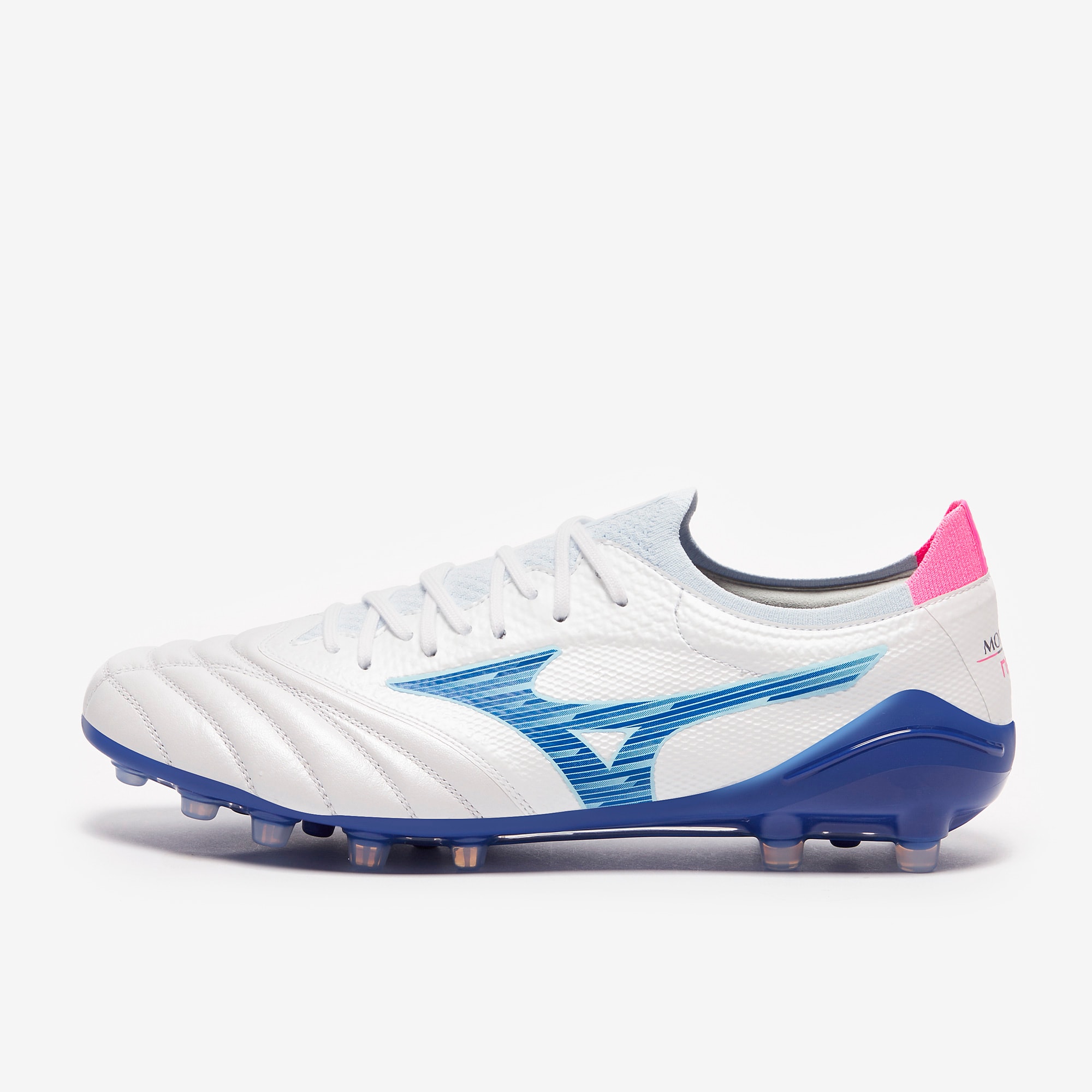 Mizuno Morelia Neo IV Beta Elite Artifical Grass - White/Tanager