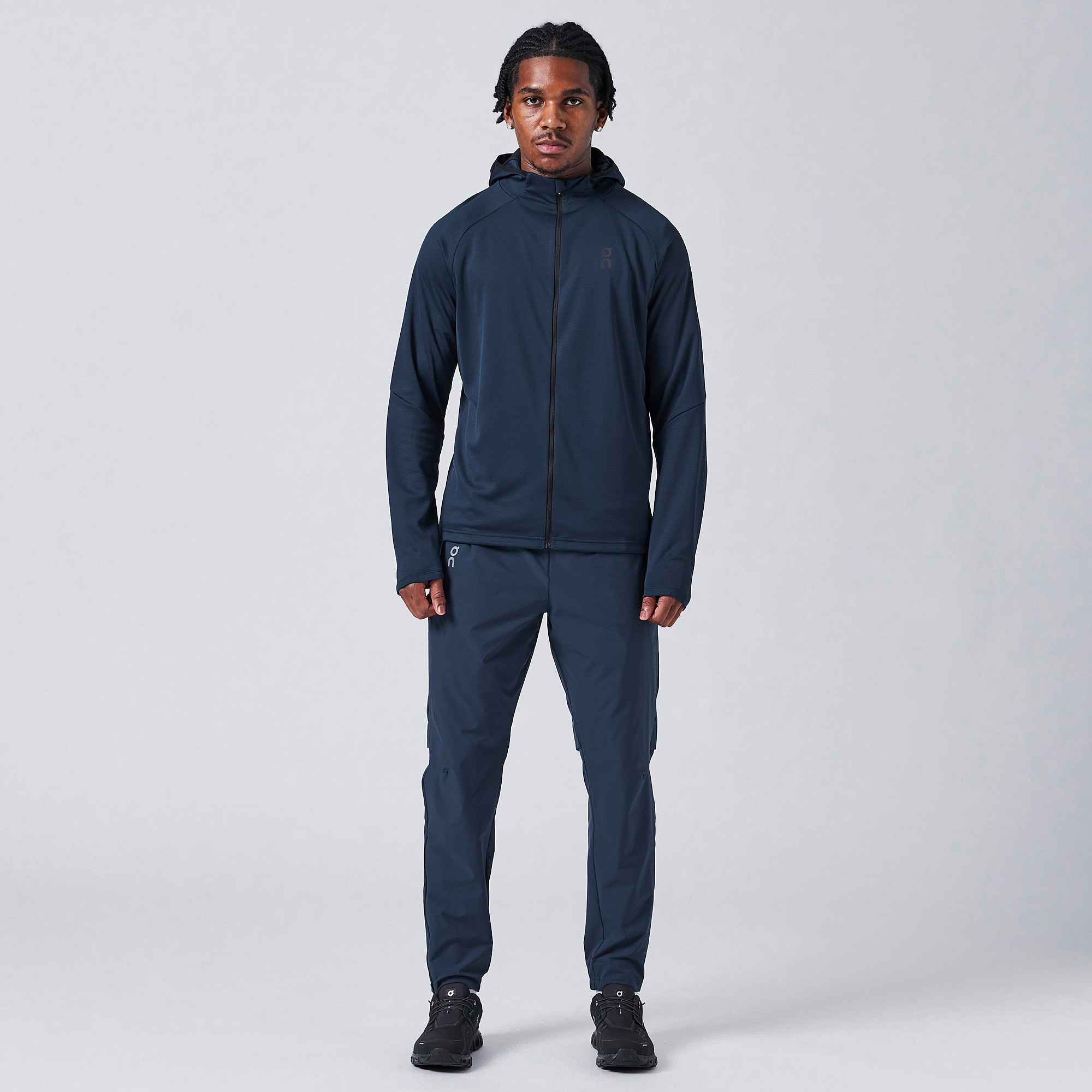 On Climate Zip Hoodie - Midnight - Tops - Mens Clothing |