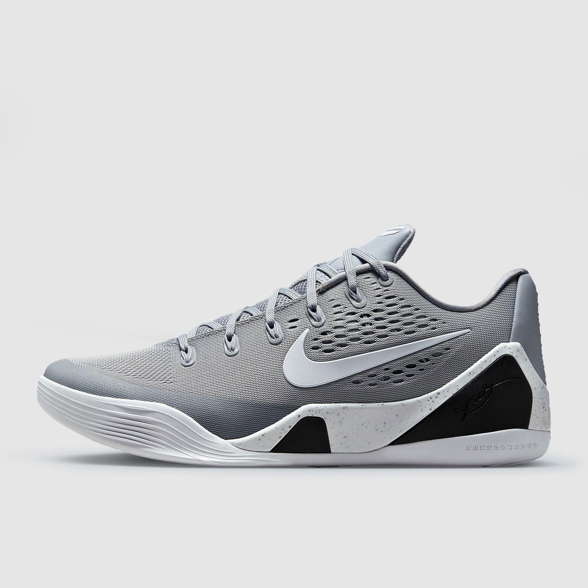Nike Kobe IX Elite Low EM Protro - Wolf Grey/White - Trainers