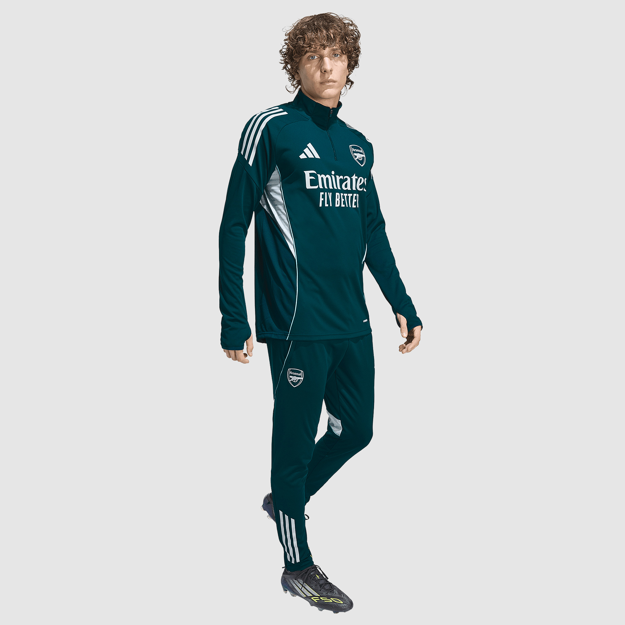 adidas Arsenal 25/26 Drill Top - Aurora Ivy - Mens Replica | Pro