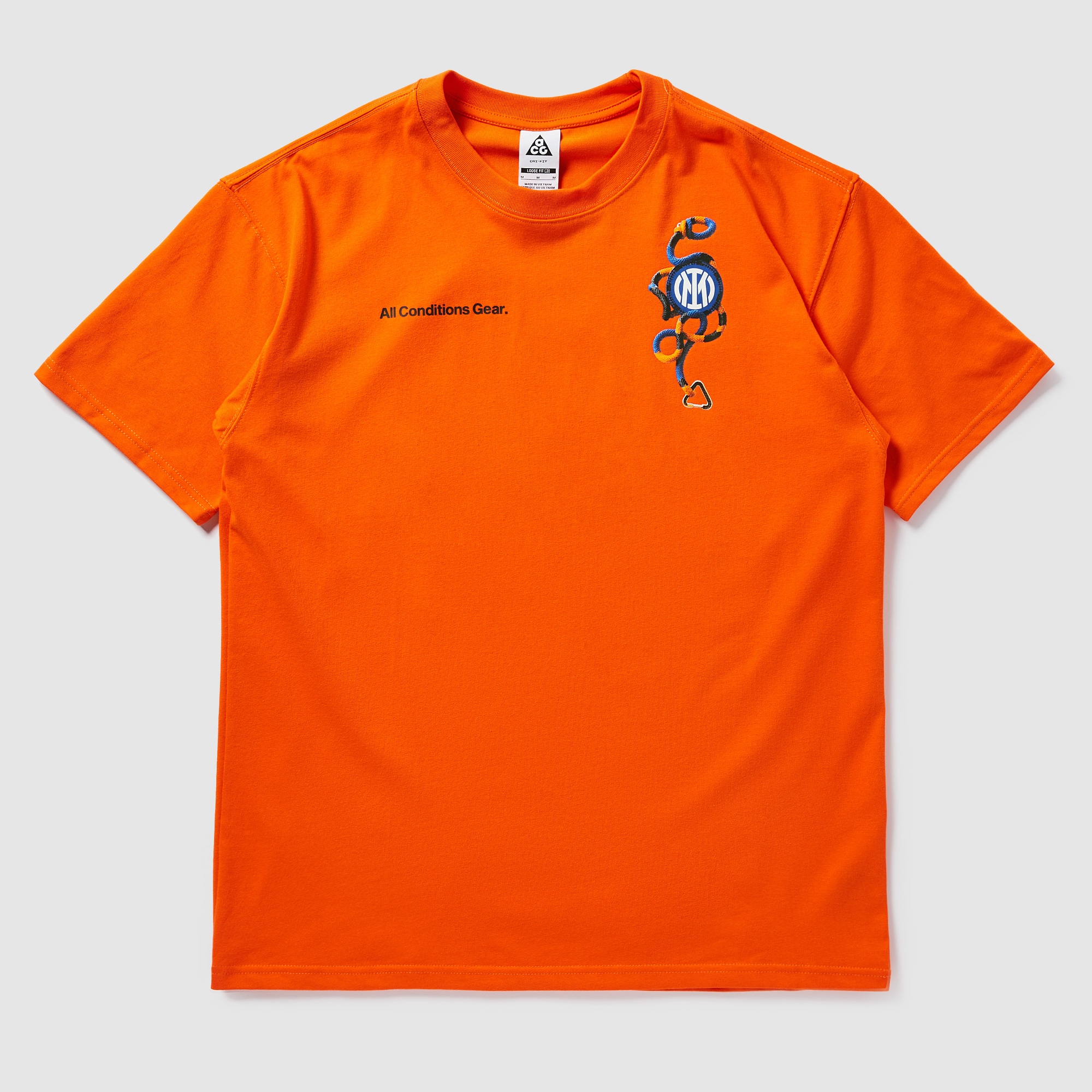 nike orange dri fit shirt