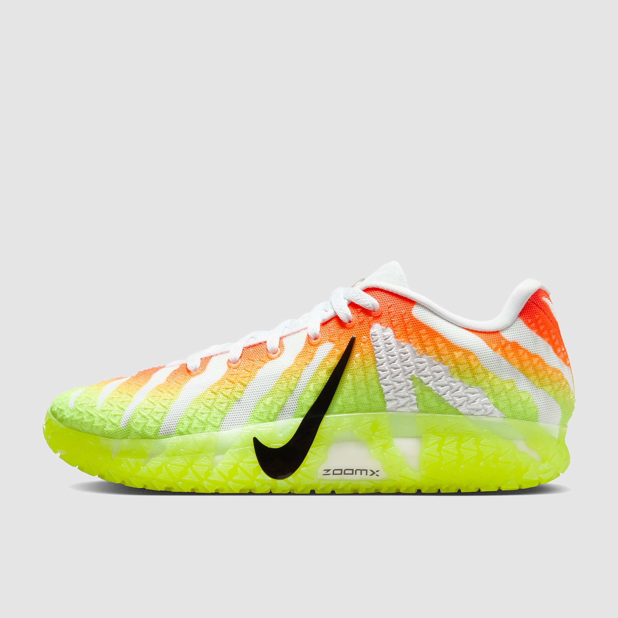 Nike ja3 zoomX バスケットボールシューズ Nike Ja 3 - White/Black/Brt Crimson/Volt - Mens Shoes | Pro:Direct