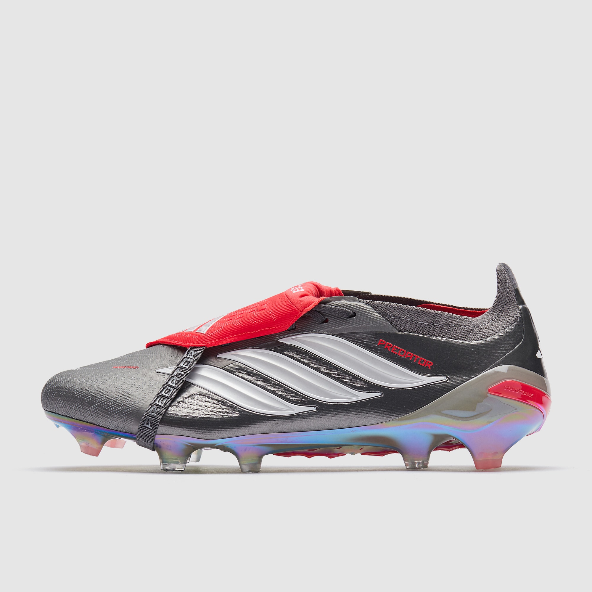 adidas Predator Elite Tongue Firm Ground - Iron Met./Ftwr White