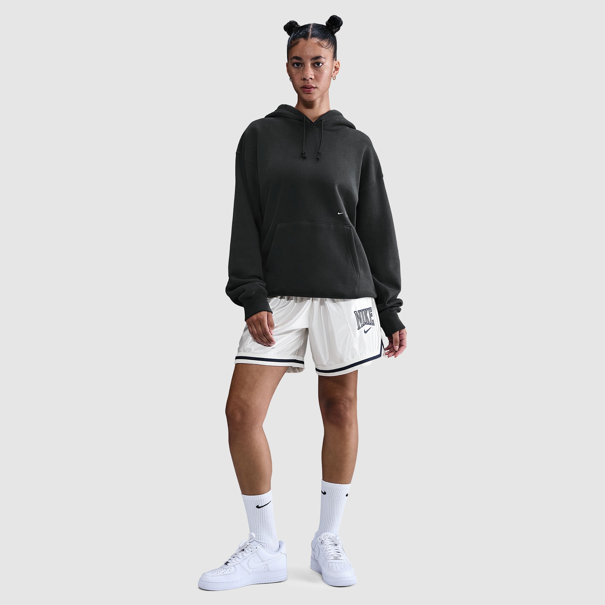 black and white womens nike hoodie