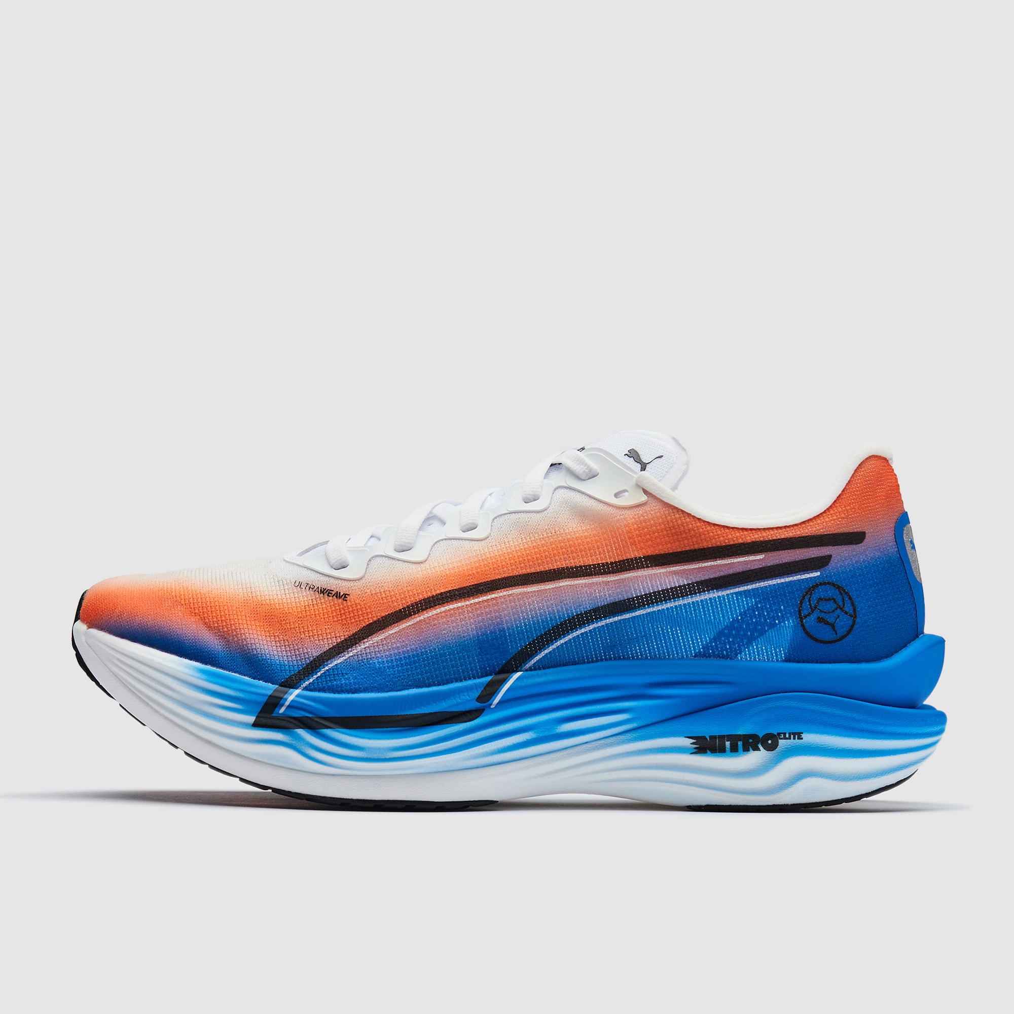 Puma Deviate Nitro Elite 3 Ekiden - PUMA White/Heat Fire/PUMA