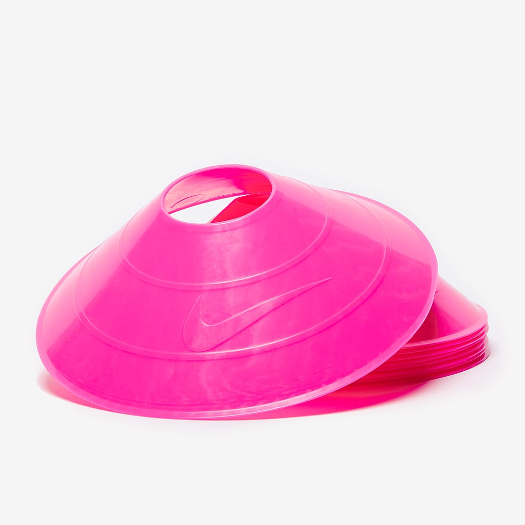 Nike 10 Pack Training Cones Coaching Aids Pink Pow ProDirect Soccer