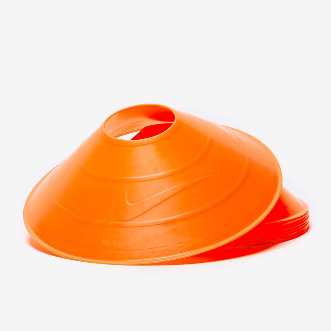 Nike 10 Pack Training Cones Coaching Aids Total Orange ProDirect
