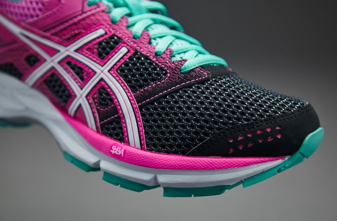 Asics Womens Gel Phoenix 7 Black White Pink Glow