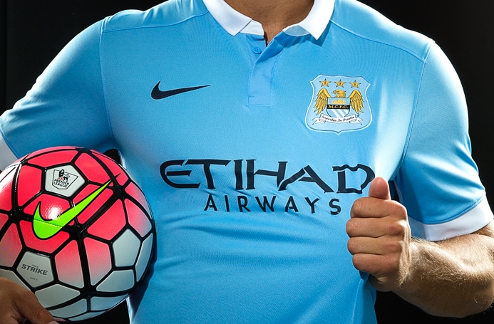 Soccer Jerseys - Nike Manchester City SS Home Match Jersey