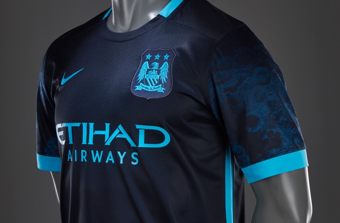 Soccer Jerseys - Nike Manchester City SS Away Stadium Jersey