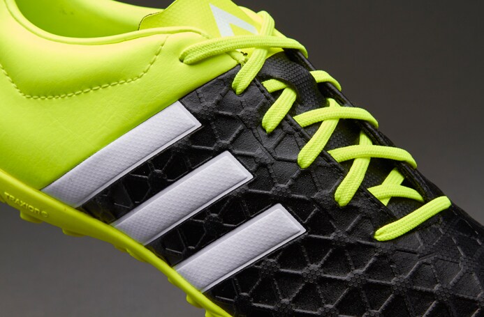 Persona responsable Pulido Característica adidas ACE 15.4 TF - Soccer Cleats - Turf Trainer - Core Black/White/Solar  Yellow 