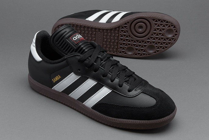 Adidas Samba Classic Soccer Shoes White-Black - 8.5