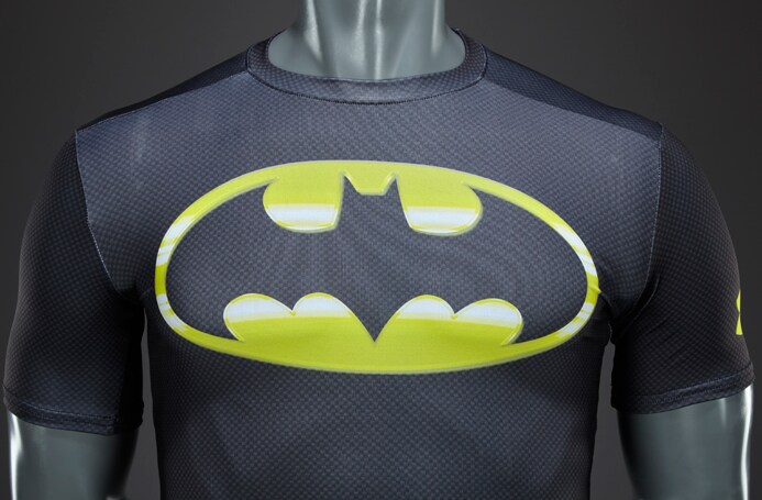 Camiseta de compresión Under Armour Batman 2.0 -Ropa técnica hombre-Negro Soccer