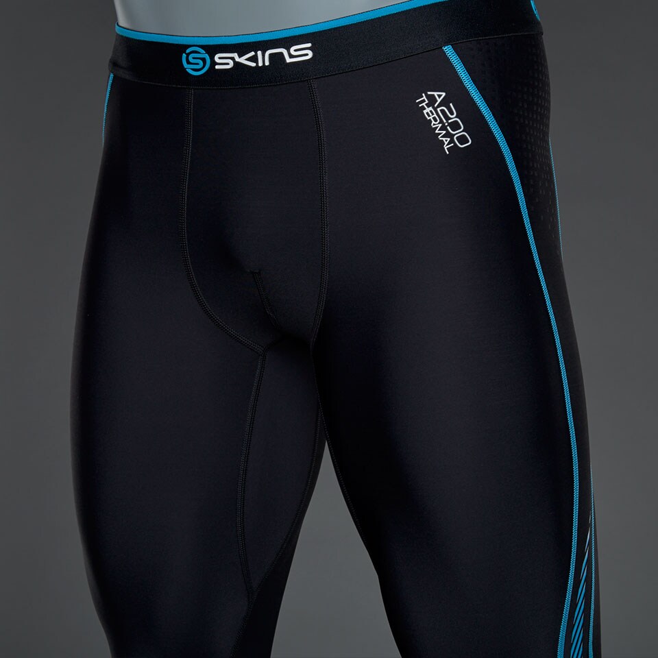 Skins Mens Skins A200 Thermal Skins A200 Mens Thermal 3/4 Tights