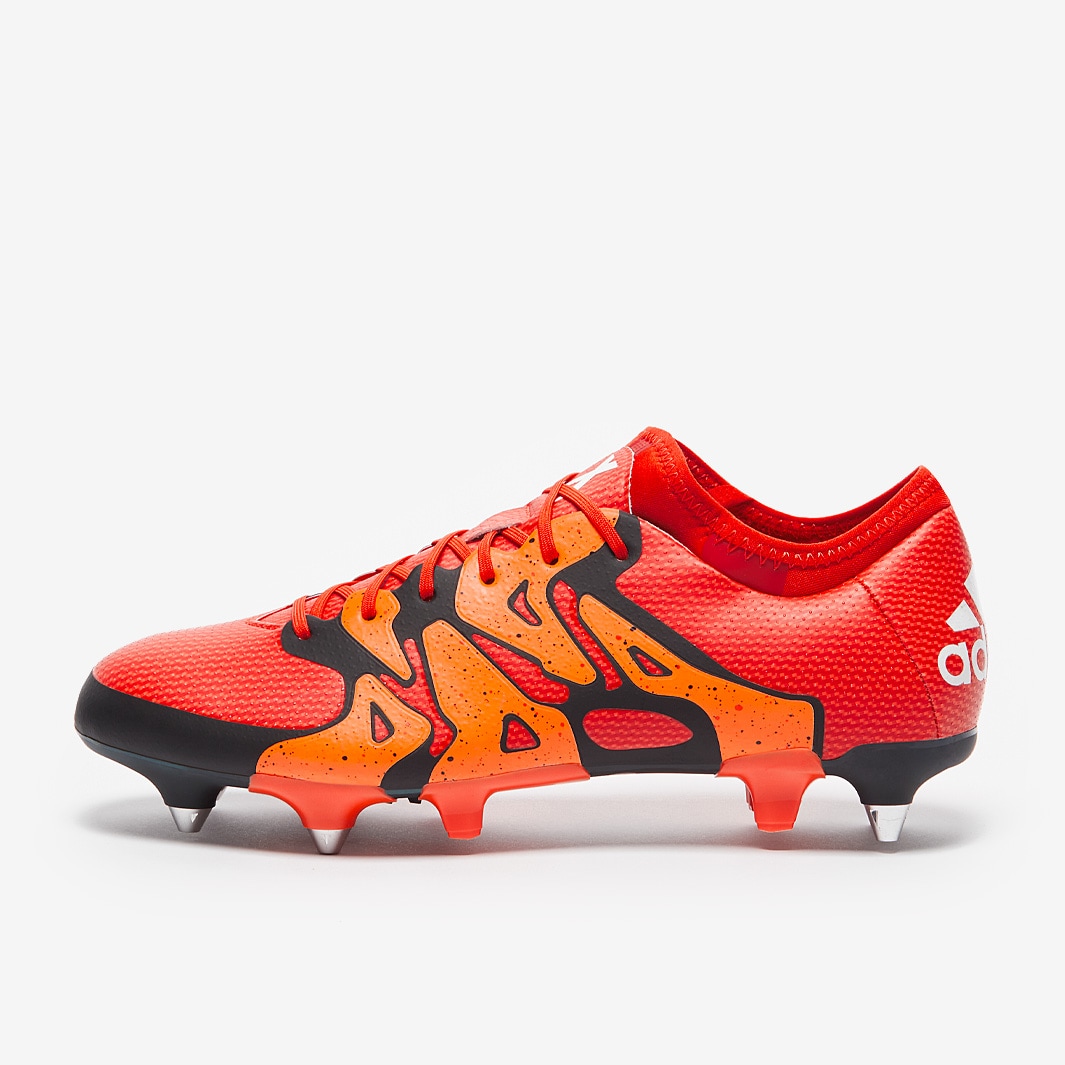 シューズ adidas X 15.1 SG Adidas X15.1 Leather Yellow SG – Classic Soccer Cleats