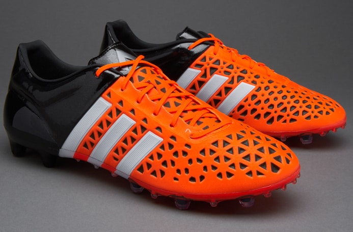 adidas ACE FG/AG -Botas de fútbol hombre-Naranja solar-Blanco-Negro Pro:Direct Soccer