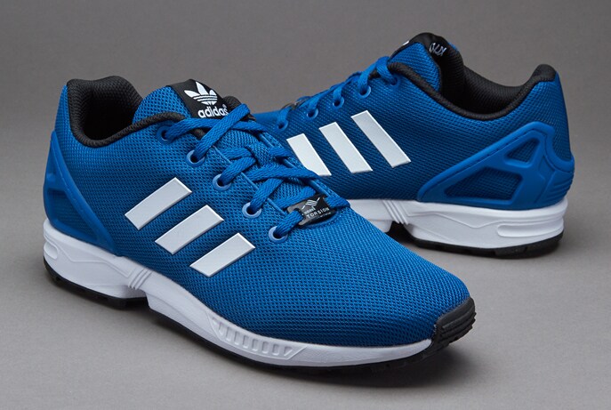 K adidas Originals ZX Flux K - Boys Shoes - Equator Blue/White