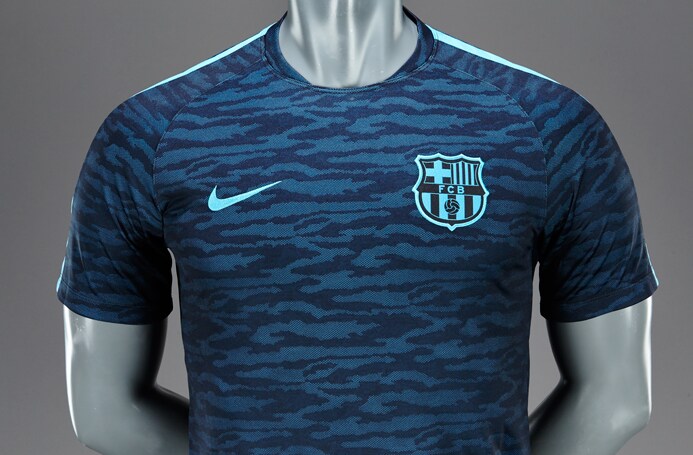 Football Tops - Nike FC Barcelona Flash Night Rising Short Sleeve