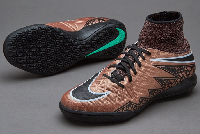 Acción de gracias Náutico Preguntarse Nike HypervenomX Proximo IC para niños-Zapatillas de fútbol sala-Bronce  metalizado-Negro-Blanco | Pro:Direct Soccer
