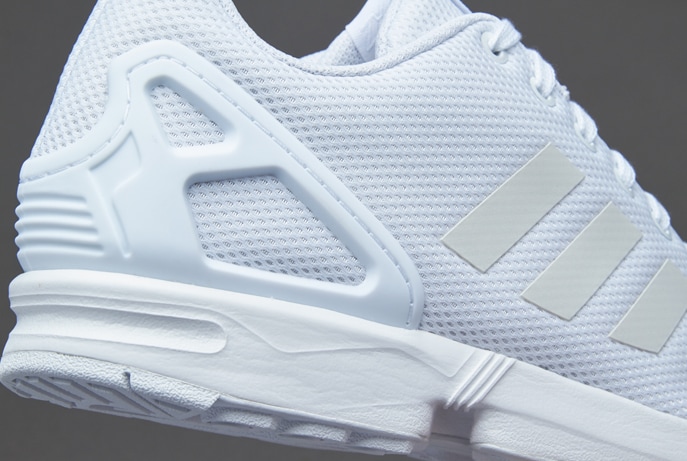 Mens Shoes - adidas Originals ZX Flux - White / White / White
