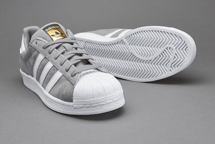adidas Superstar Suede Solid Grey Sneaker