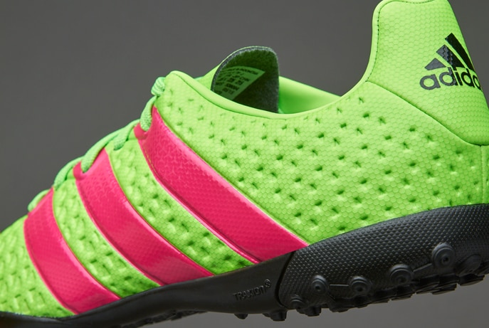 Finanzas Polo tifón adidas ACE 16.4 Kids TF - Youths Soccer Shoes - Turf Trainer - Solar  Green/Shock Pink/Core Black 