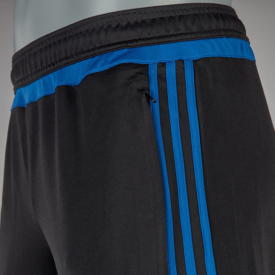 Adidas Tiro 15 Training Pants Mens Apparel Black Equatic Blue