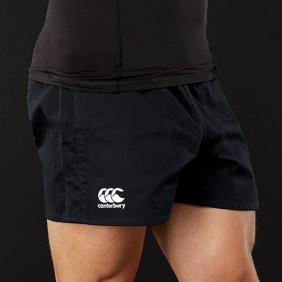Canterbury 24/7 Professional Cotton Short Mens Clothing Black Pro