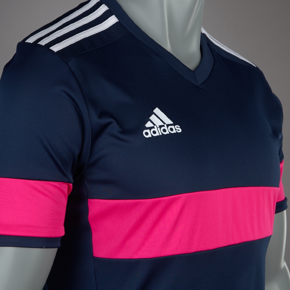 mooi Ontrouw Invloedrijk adidas Youth Konn 16 SS Jersey - Junior Football Teamwear - Collegiate  Navy/Shock Pink | Pro:Direct Soccer