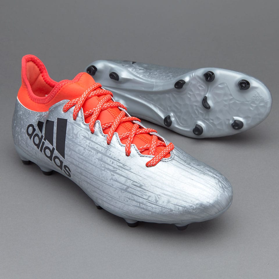 aluminio Llave Montaña Kilauea adidas X 16.3 FG/AG -Botas de futbol-Plateado/Negro/Rojo | Pro:Direct Soccer