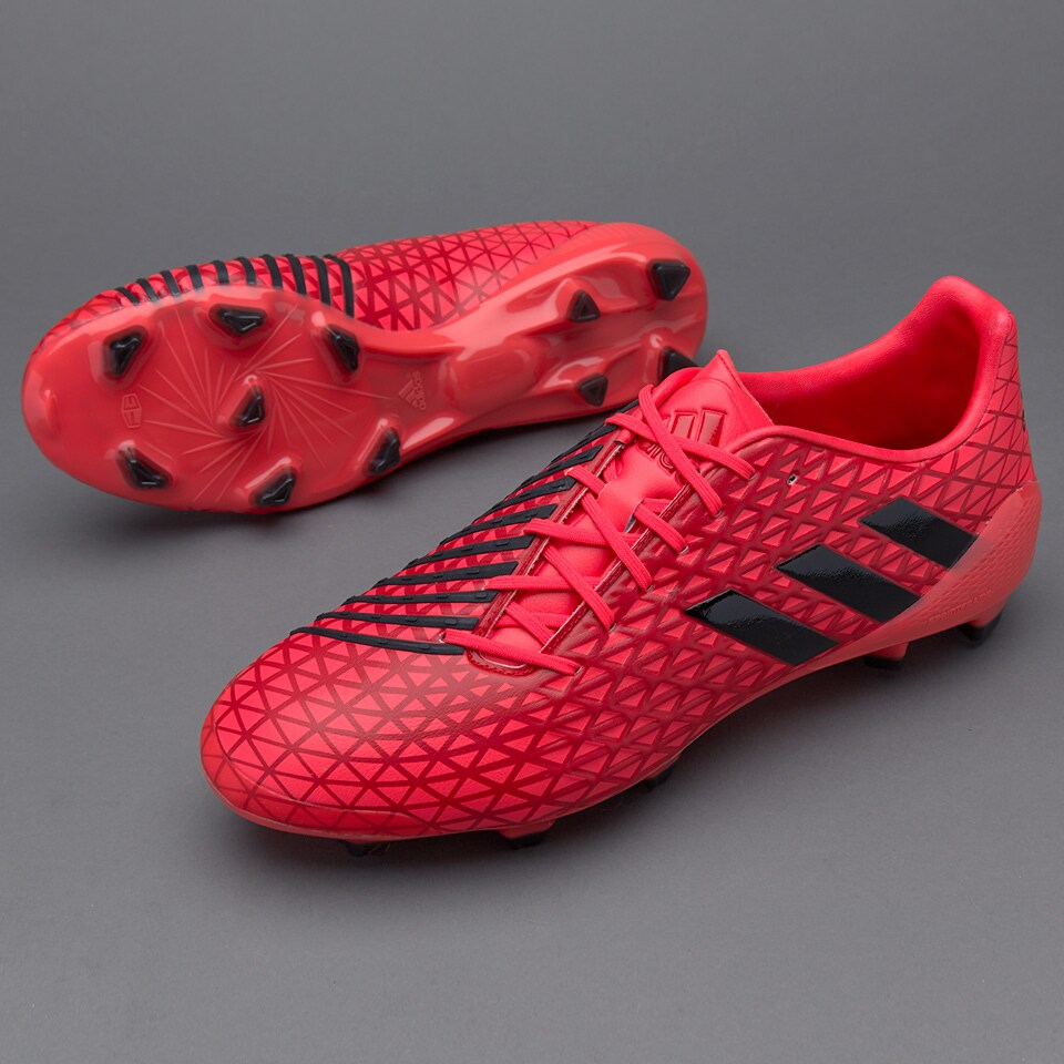 adidas Predator Malice FG - Mens Boots - Shock Red/Core