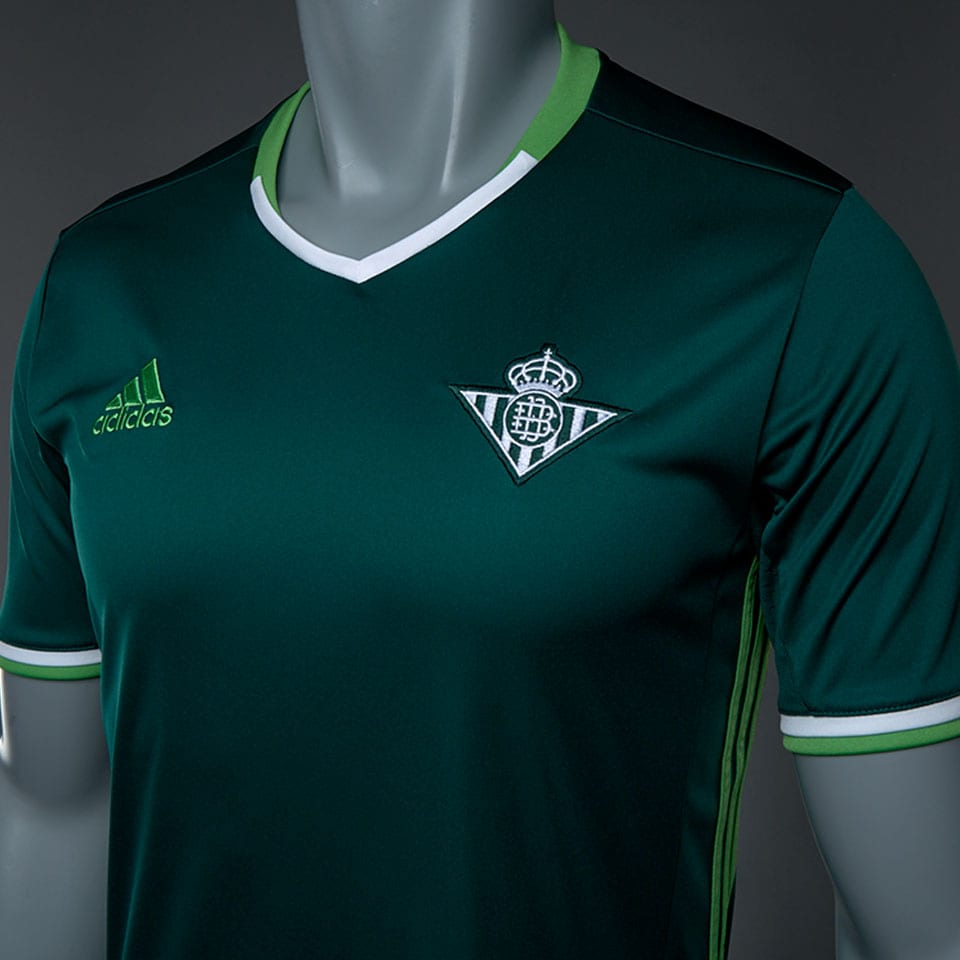 Parecer Correo aéreo tabaco Camiseta adidas Real Betis 16/17 Segunda equipación-Camisetas oficiales de  futbol-Verde/Verde intenso | Pro:Direct Soccer