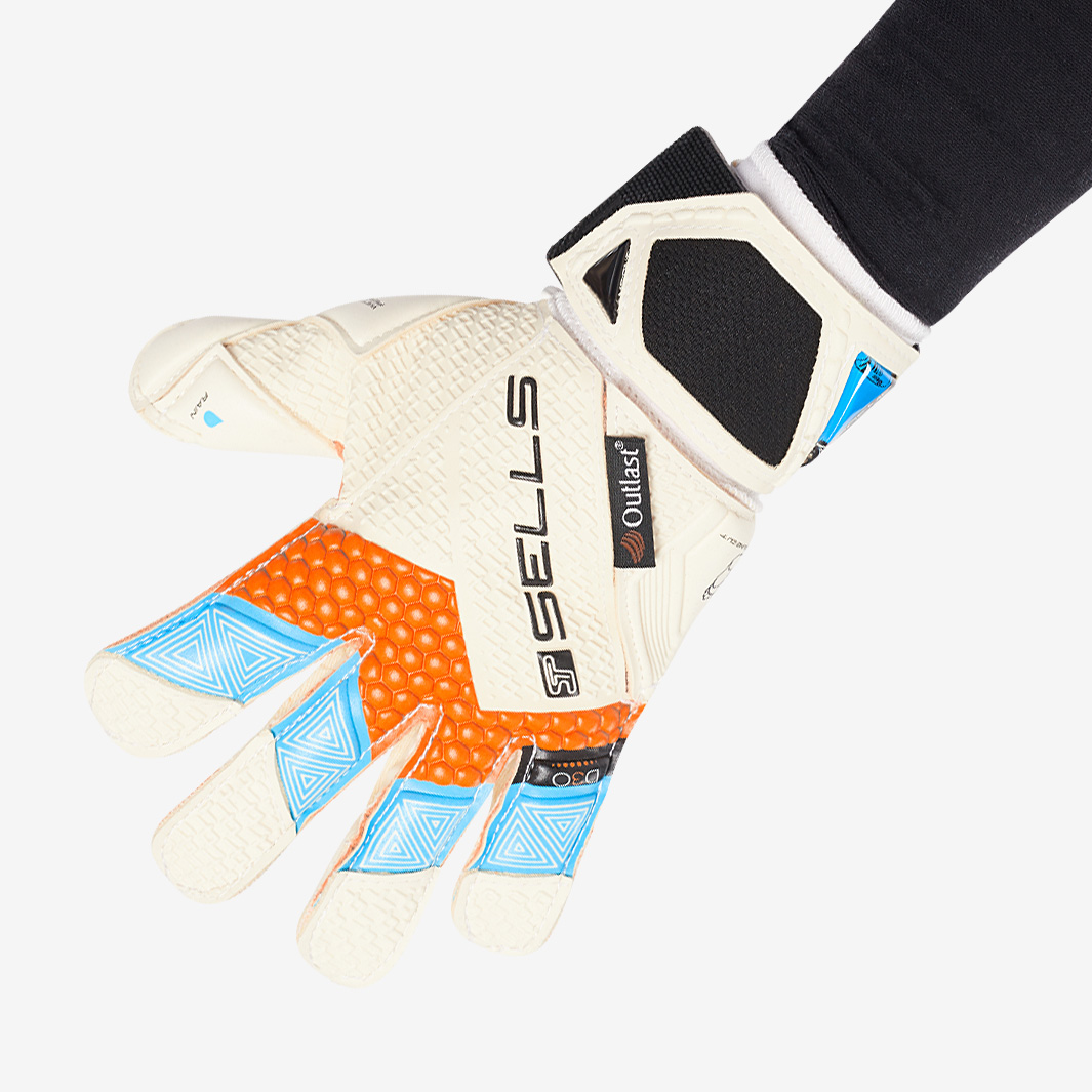 Gants De Gardien De But Sells Wrap XC - Modèle Ghost - Taille 5 - Latex - Paire Neuve