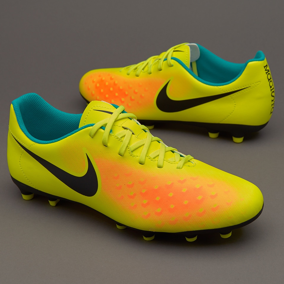 Nike Magista II FG Botas de futbol-Terrenos firmes-Volt/Negro/Naranja | Pro:Direct Soccer
