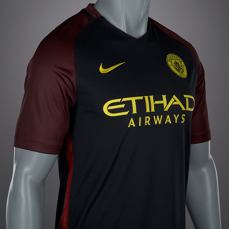 Nike Manchester City 16/17 SS Away Stadium Jersey - Mens