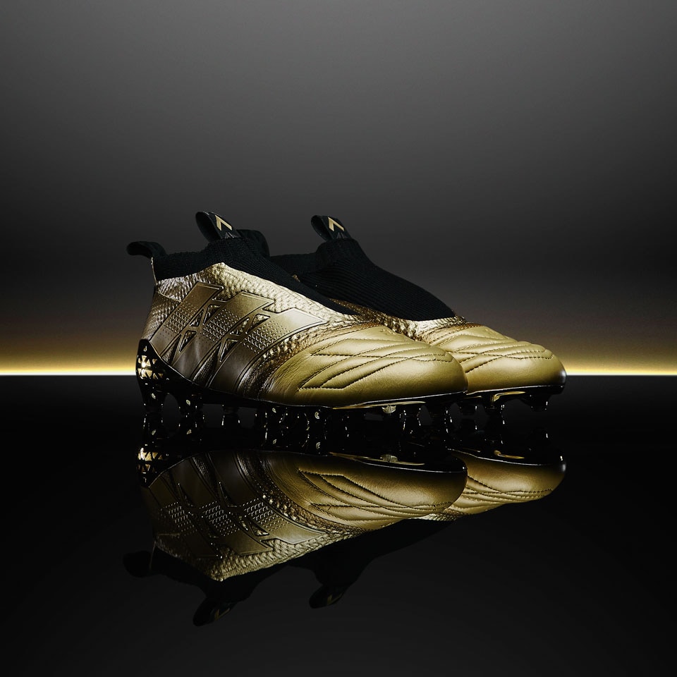 adidas ACE 16+ Purecontrol Craft FG -Botas de futbol-Terrenos firmes- Dorado/Negro | Pro:Direct Soccer