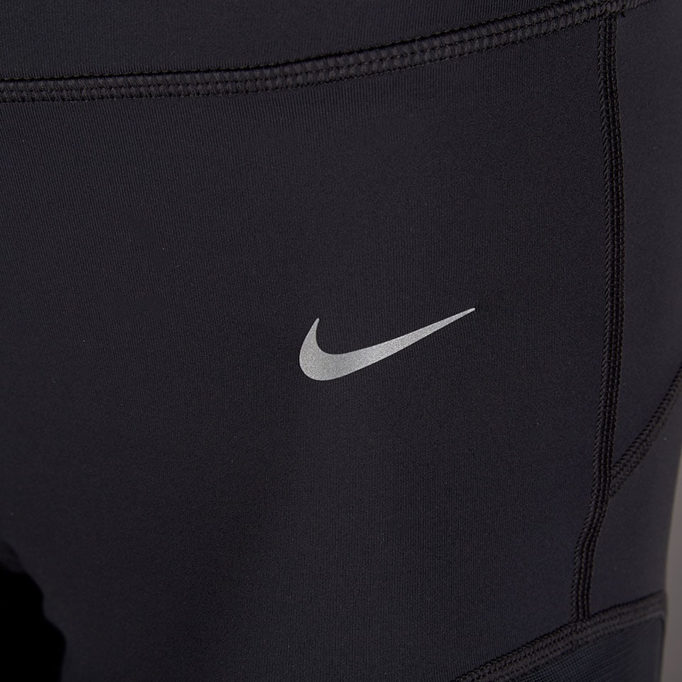 Nike Womens 3" Epic Lux Shorts - Black/Black/Reflective Silver - Womens Clothing - 746380-010 | Pro:Direct