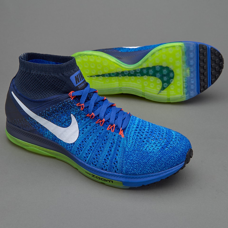 Nike air zoom clearance all out flyknit blue