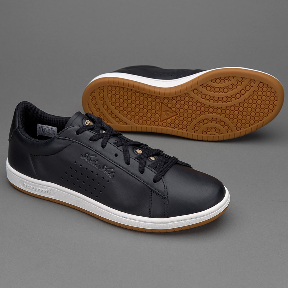 Mens Shoes Le Coq Sportif Arthur Ashe Gum Black 1620956