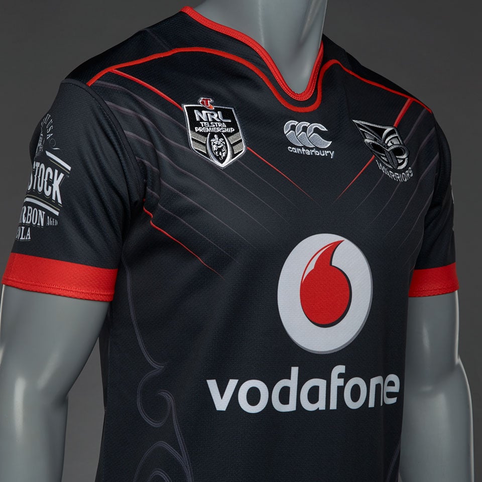 Canterbury New Zealand Warriors 2017 Home Replica Shirt