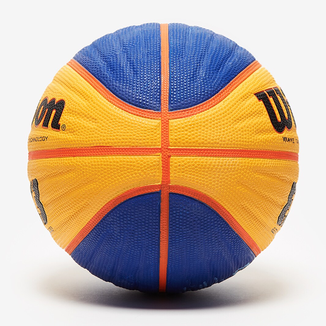 Bola Basquete Wilson Replica Fiba WTB1033XB Azul/Amarelo