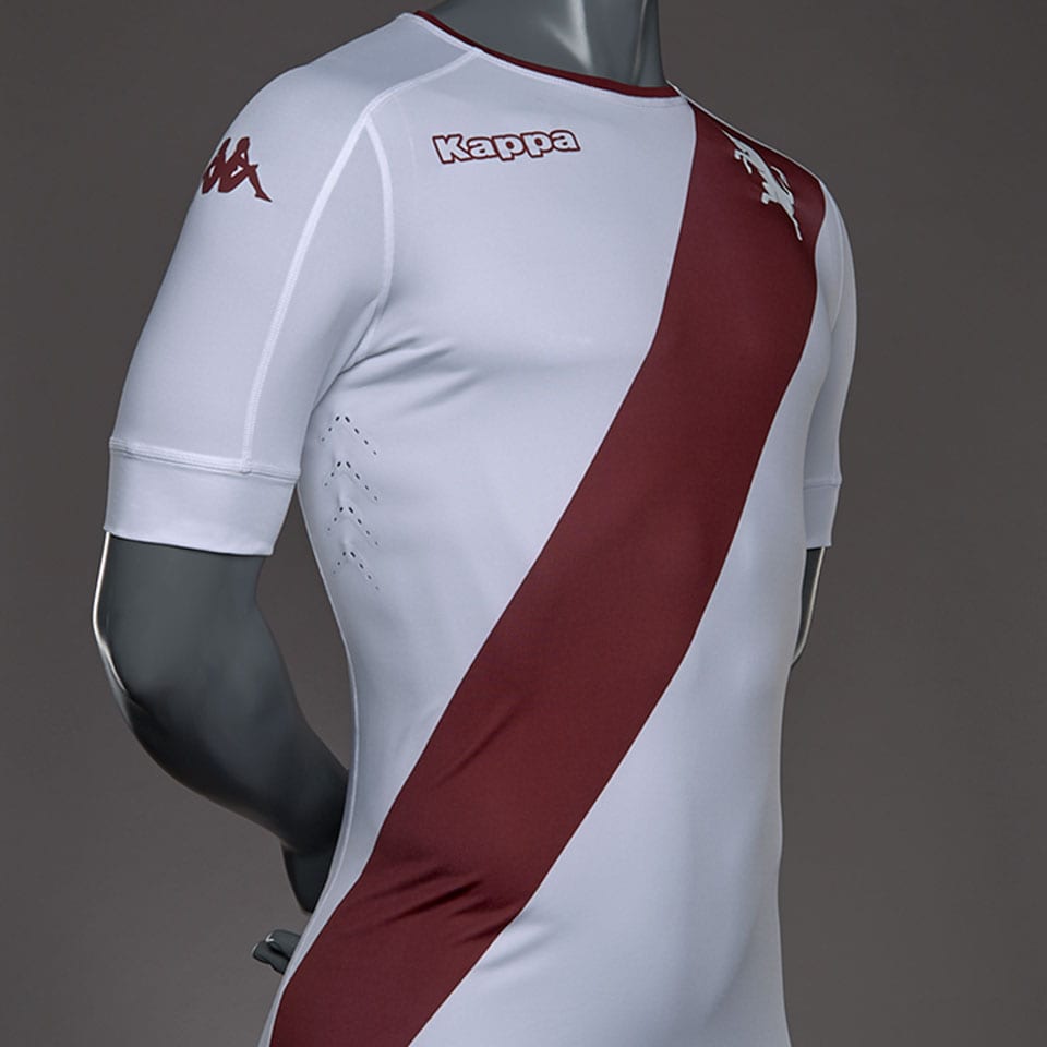 Kappa Kombat Segunda equipación Torino 16/17 -Camisetas oficiales de futbol- Blanco/Rojo | Pro:Direct