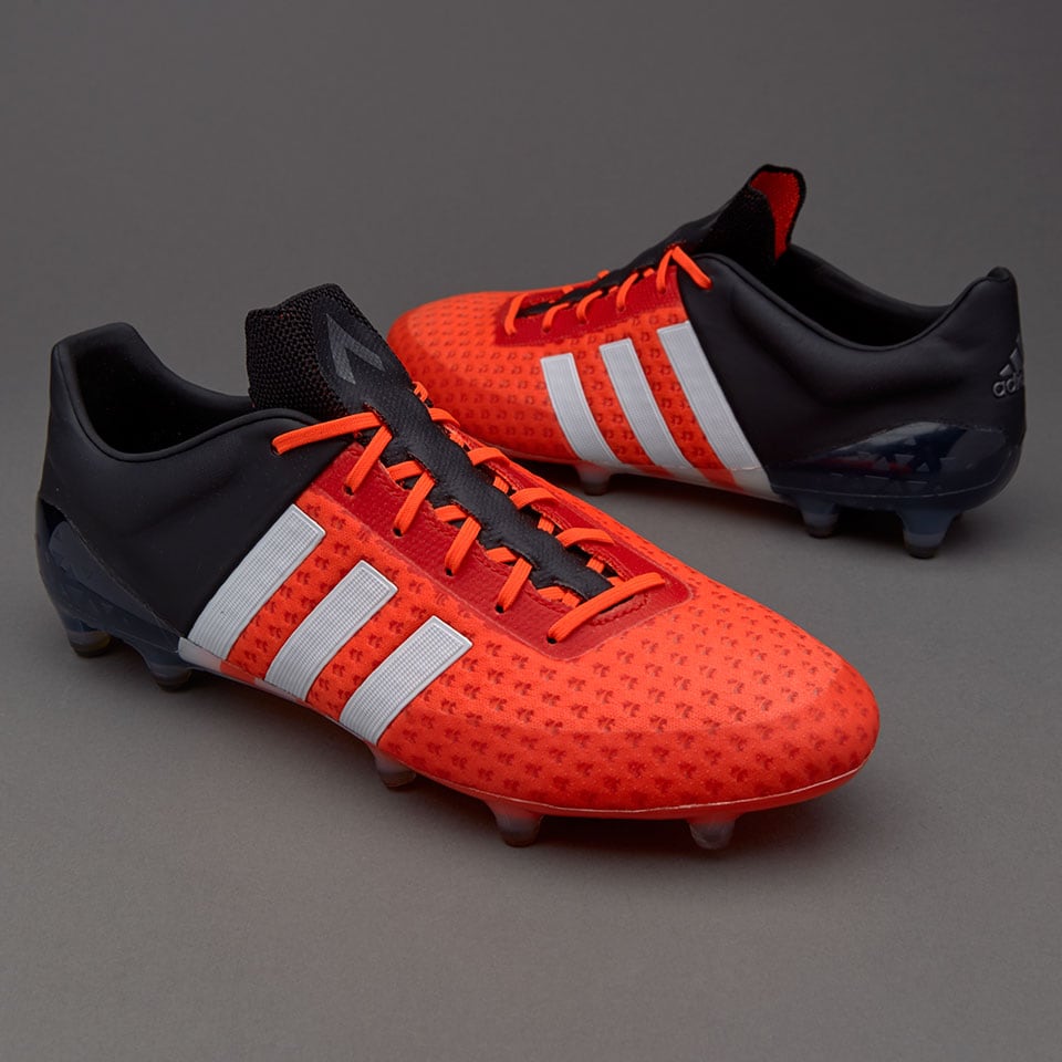 Botas de fútbol - adidas ACE 15.1 Primeknit FG - Naranja/Blanco/Negro - Pro:Direct Soccer