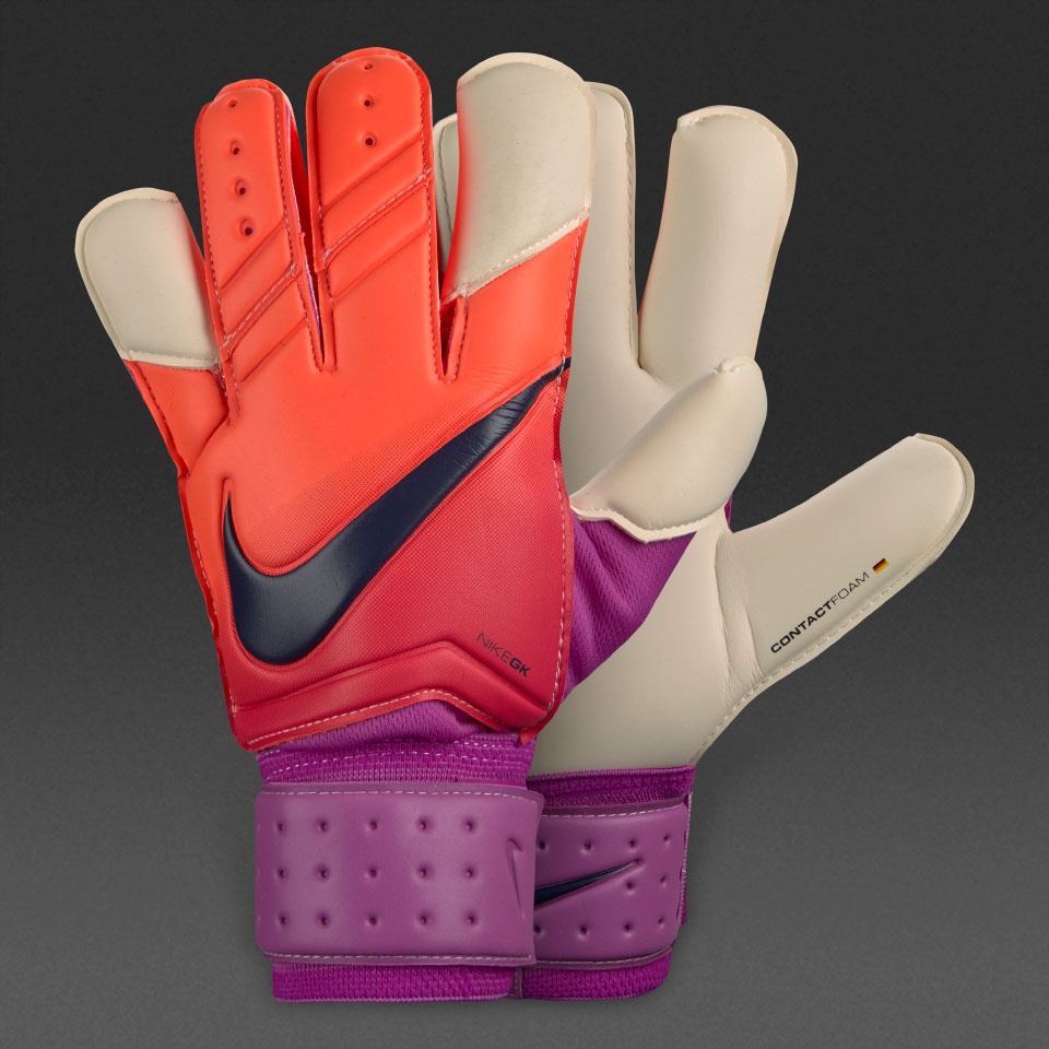 Nike GK Vapor Grip 3 - Mens GK Gloves - Total Crimson/Hyper Grape ...