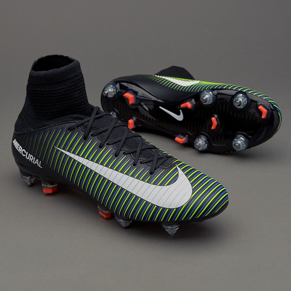 salario Tóxico cable Nike Mercurial Veloce III DF SG-Pro - Botas de futbol- Negro/Blanco/Verde  eléctrico | Pro:Direct Soccer
