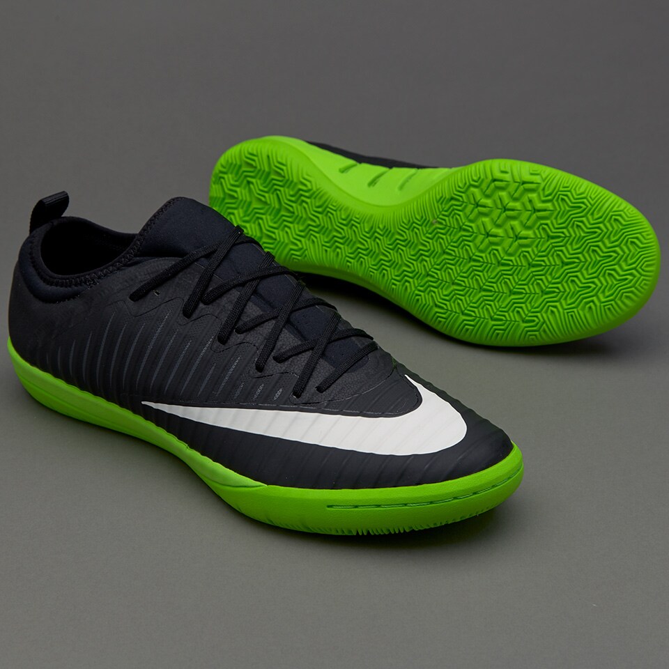 Nike MercurialX Finale IC - Zapatillas de futbol- Negro/Blanco/Verde | Pro:Direct Soccer