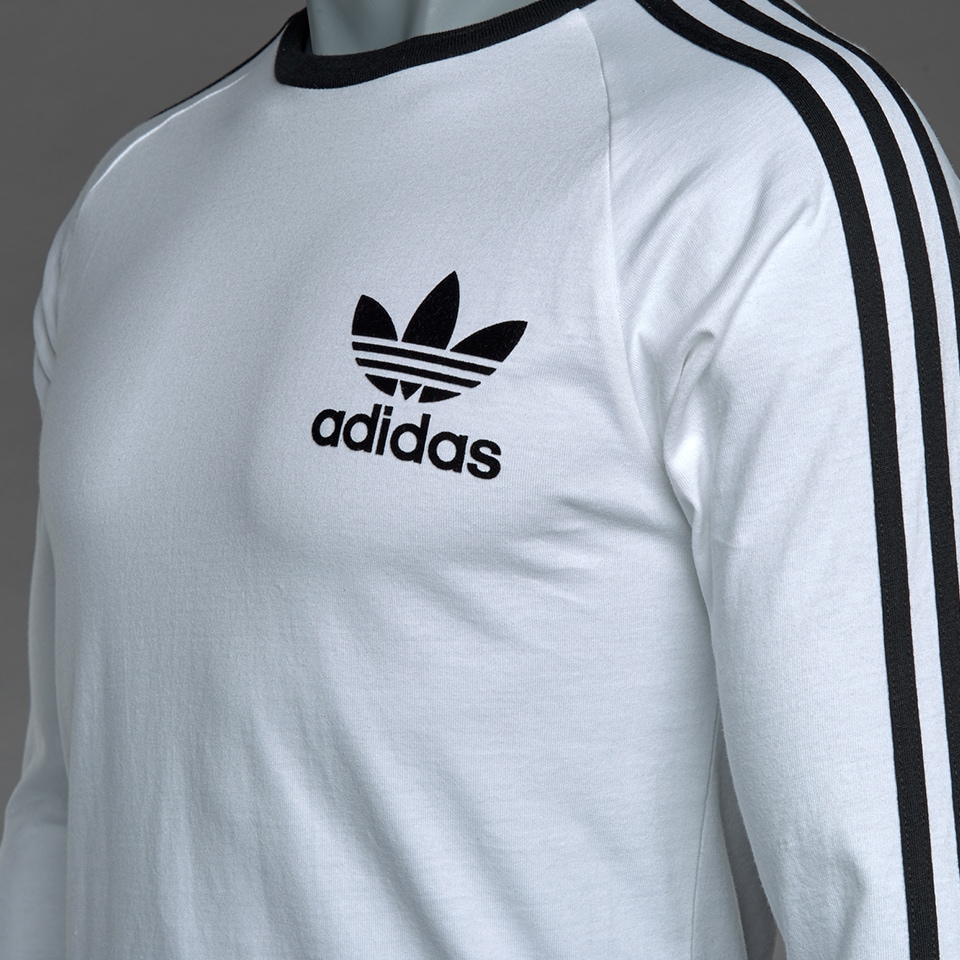 adidas BL LA JERSEY Long-Sleeve Men Black/White FM1558 - KICKS CREW