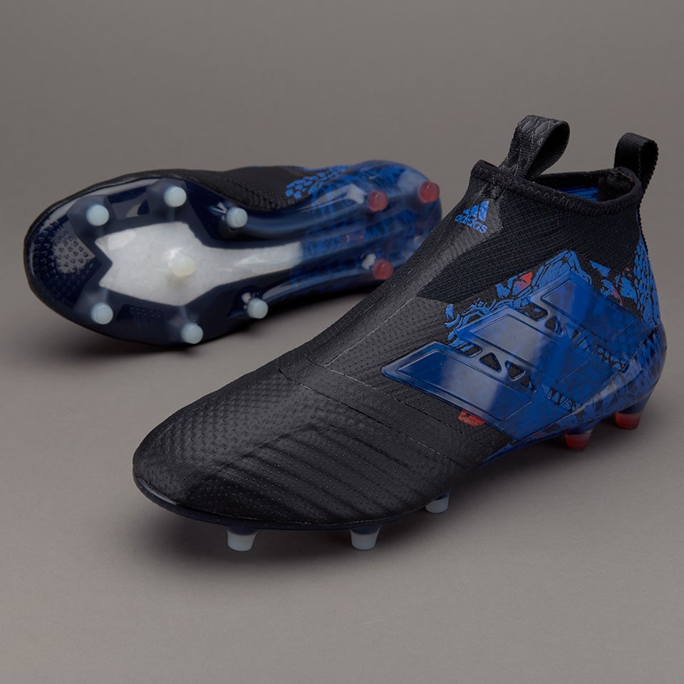maletero Capitán Brie Torrente adidas ACE 17+ Purecontrol FG Dragon -Botas de futbol-Terrenos firmes-  Negro/Azul | Pro:Direct Soccer