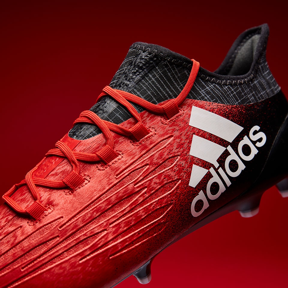 Botas de fútbol adidas X 16.1 FG Botas para hombre - Terrenos Firmes Rojo/Blanco/Negro | Pro:Direct Soccer